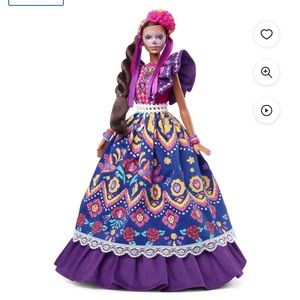 Barbie Signature 2022 Dia De Muertos Collectible Doll-Ruffled Dress/Flower Crown